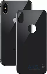 Защитное стекло 1TOUCH Backside Tempered Glass iPhone X Black