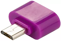OTG-переходник EasyLife M-F micro USB -> USB 2.0 Purple
