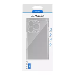 Чехол ACCLAB TPU для Apple iPhone 14 Pro Transparent - миниатюра 2