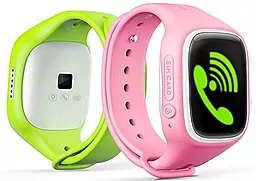 Смарт-часы SmartYou K8 c GPS трекером Yellow + подарочный розовый ремешек - миниатюра 3