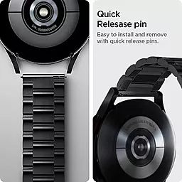 Сменный ремешок для умных часов Samsung Galaxy Watch 4/5/6 44/40mm Black (600WB24980) - миниатюра 3