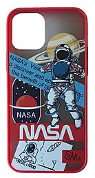 Чехол 1TOUCH Generation Nasa для Apple iPhone 12 Mini Astronaut Red