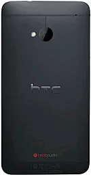 Задняя крышка корпуса HTC One M7 801n со стеклом камеры Original Black
