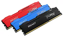 Оперативная память Kingston Fury 4 GB DDR3 1866 MHz Beast Red (KF318C10BR/4) - миниатюра 7
