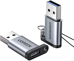 Адаптер-переходник Ugreen US276 M-F USB 3.0 -> USB Type-C 3.1 Gray - миниатюра 3