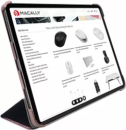 Чехол для планшета Macally Protective для Apple iPad Air 10.9" 2020, 2022, iPad Pro 11" 2018  Pink (BSTANDPRO4S-RS) - миниатюра 5