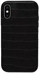 Чехол Apple Leather Case Full Crocodile for iPhone 7 Plus, iPhone 8 Plus Black
