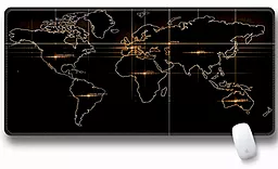 Коврик Voltronic Карта Мира 300x700 Black (SJDT-24/20891)