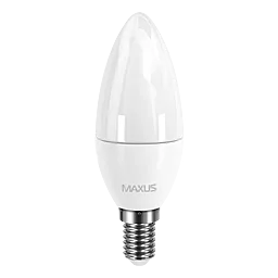 Светодиодная лампа MAXUS 3-LED-5312 (C37 CL-F 4W 4100K 220V E14) набор 3 шт. - миниатюра 2