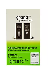 Аккумулятор Lenovo Vibe K5 Note / BL261 (3500 mAh) Grand Premium - миниатюра 3