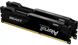 Оперативная память Kingston Fury Beast Black DDR3 1600MHz 16GB Kit 2x8GB (KF316C10BBK2/16)