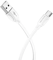 Кабель USB Borofone BX19 Benefit USB Type-C Cable White - миниатюра 3