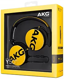 Навушники Akg Y50 Yellow (Y50YEL) - мініатюра 2