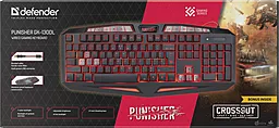 Клавиатура Defender Punisher GK-130DL USB (45130) Black - миниатюра 8