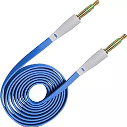 Аудіо кабель XoKo AUX-100 AUX mini Jack 3.5mm M/M Cable 1 м blue (AUX-010-BL)