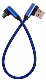 Кабель USB Dengos USB Type-C Cable 0.25м Blue