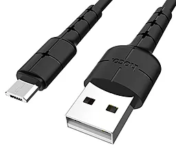 Кабель USB Hoco X30 Star micro USB Cable Black - миниатюра 2