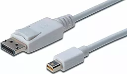Відеокабель Digitus miniDisplayPort - DisplayPort (AM/AM) 3.0м (AK-340102-030-W) White