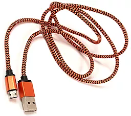 USB Кабель PowerPlant micro USB Cable Orange (KD00AS1307) - мініатюра 2