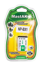 Аккумулятор для фотоаппарата Sony NP-BX1 (1050 mAh) Mastak - миниатюра 3
