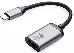 Видео переходник (адаптер) Vinga USB Type-C - HDMI v2.0 4k 60hz 0.1m black (VCPATCHDMI2)