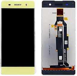 Дисплей Sony Xperia XA (F3111, F3112, F3113, F3115, F3116) с тачскрином, оригинал, Gold