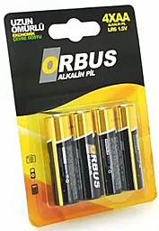 Батарейки Orbus LR06-4B AA / LR06 4шт 1.5 V