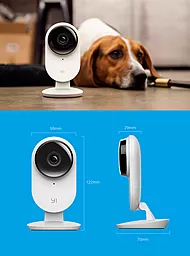 Камера видеонаблюдения Xiaomi Yi Home Camera 2 White - миниатюра 4