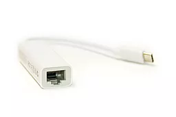 Сетевая карта PowerPlant USB Type-C - RJ45 0.12 м White