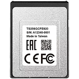 Карта памяти Transcend 256GB CFExpress 820 Type B (TS256GCFE820) - миниатюра 3