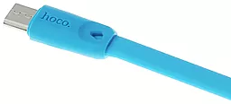 Кабель USB Hoco x9 High Speed micro USB Cable Blue - миниатюра 3