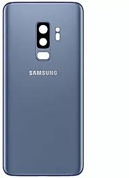 Задняя крышка корпуса Samsung Galaxy S9 Plus G965 со стеклом камеры Coral Blue