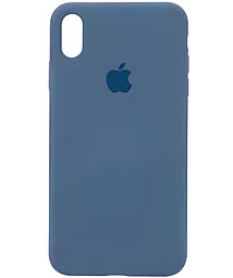 Чехол Silicone Case Full для Apple iPhone XR Ice ocean blue