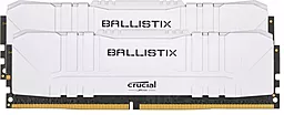 Оперативная память Crucial 16GB (2x8GB) DDR4 2666MHz Ballistix White (BL2K8G26C16U4W)