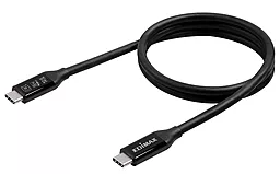 Кабель USB PD Edimax Thunderbolt3 40Gbps USB Type-C - Type-C Cable Black (UC4-010TB) - миниатюра 2