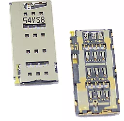 Коннектор SIM-карты Sony E6533 / E6683 Xperia Z3+ DS