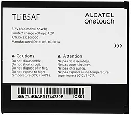 Аккумулятор Alcatel One Touch 5035D XPop / TLiB5AF (1800 mAh) 12 мес. гарантии - миниатюра 2