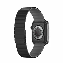 Сменный ремешок для умных часов Skin Silicone Magnetic Watch Band для Apple Watch 38/40/41mm Black (MAW801078BK22) - миниатюра 3