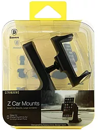 Автодержатель  Baseus Z Car Mounts Black - миниатюра 2