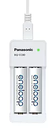 Зарядное устройство Panasonic USB Charger BQ-CC80 + Eneloop AA/HR06 Ni-Mh 1900mAh 2шт - миниатюра 3