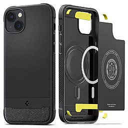 Чехол Spigen Rugged Armor MagSafe для Apple iPhone 14 Black (ACS05036)