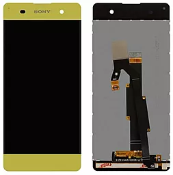 Дисплей Sony Xperia XA (F3111, F3112, F3113, F3115, F3116) с тачскрином, Gold