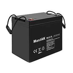 Акумуляторна батарея MastAK 12V 75Ah (MA12-75)