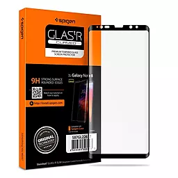Защитное стекло Spigen Full Cover Samsung N950 Galaxy Note 8 Black (587GL22612)