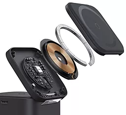 Беспроводное (индукционное) зарядное устройство EasyLife MagPro 2-in-1 25w wireless charger black (P10264100121-00) - миниатюра 6