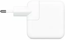 Сетевое зарядное устройство с быстрой зарядкой Apple 35W Dual USB-C Port Power Adapter А2676 white - миниатюра 3