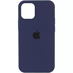 Чехол Silicone Case Full для Apple iPhone 12 Pro Max  Blue Cobalt