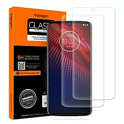 Защитное стекло Spigen Slim HD Motorola Moto Z4 Clear (AGL00290)