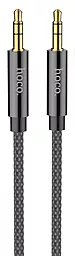 Аудіо кабель Hoco UPA19 AUX mini Jack 3.5mm M/M Cable 1 м black