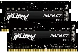 Оперативная память для ноутбука Kingston FURY 32 GB (2x16GB) SO-DIMM DDR4 2933 MHz Impact (KF429S17IB1K2/32) - миниатюра 2